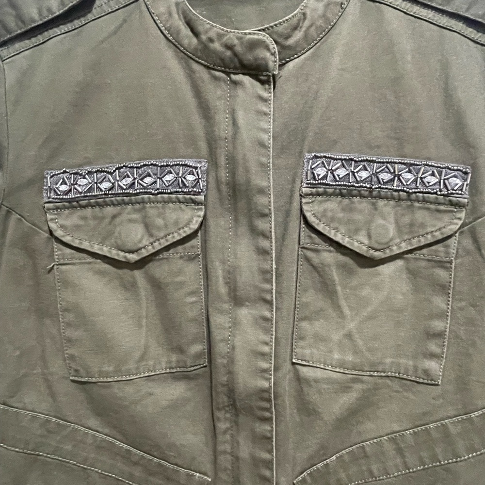 Romeo and Juliet couture Beaded Embellished Military Style jacket Size Small - Picture 4 of 6